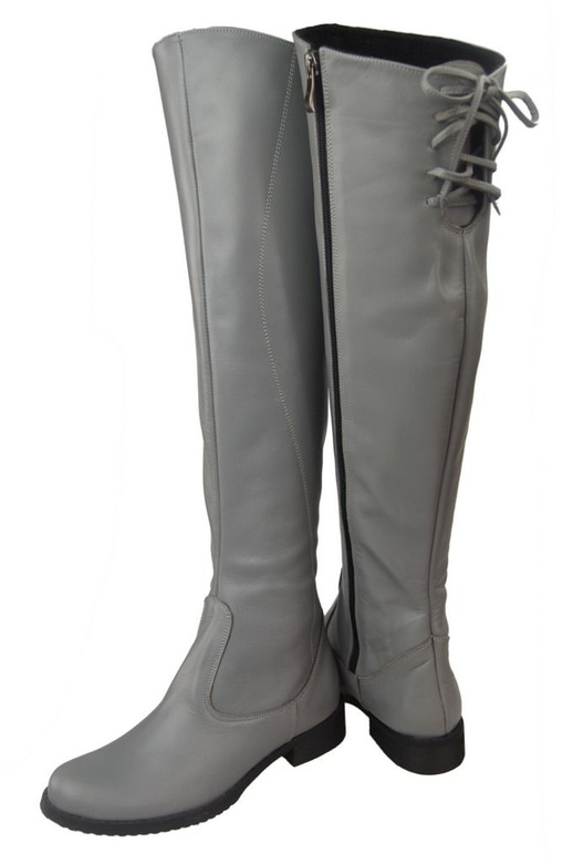 Shoes Boots Women Boots Over the knee boots Over the knee Natural Leather 121 ElitaBut