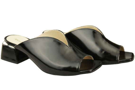 Women's Shoes High-Heeled Flip-Flops Natural Leather 210 ElitaBut