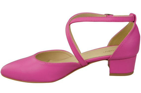 Women’s Leather Sandals with Straps Low Heel 223 ElitaBut