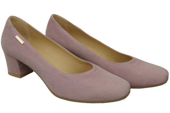 Comfortable Women's Shoes Pumps Natural Suede Leather 172 Z ElitaBut
