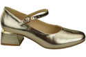 Women's shoes Pumps with a strap, natural leather 202 ElitaBut