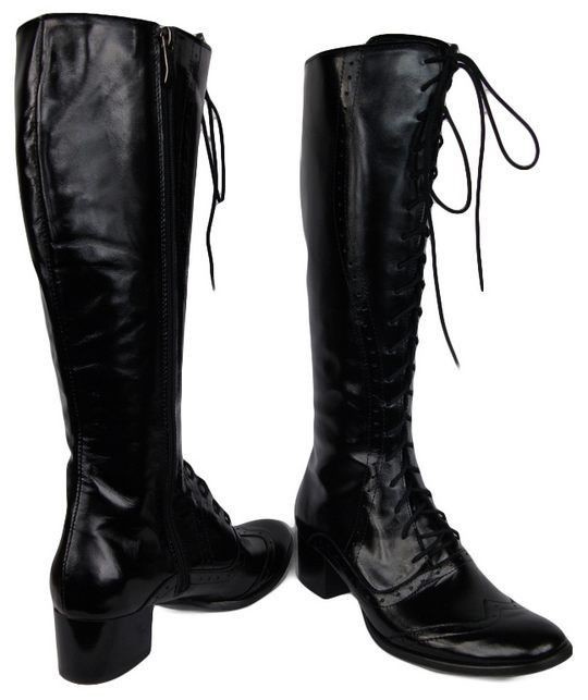 Shoes Women's boots Lace-up natural leather 595 ElitaBut