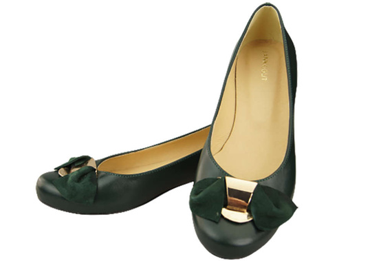 Women's Ballerinas Shoes Natural Leather 894 ElitaBut