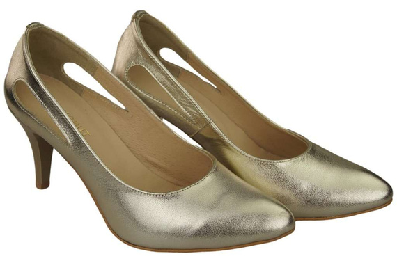 Women's shoes Pumps Natural leather 166 ElitaBut