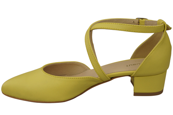 Women’s Leather Sandals with Straps Low Heel 223 ElitaBut