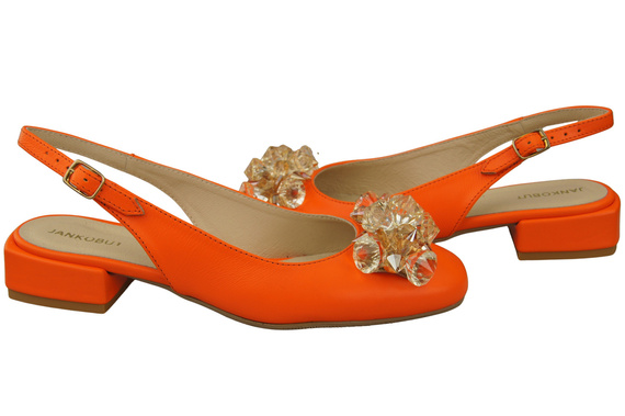 Women's Shoes Sandals with Crystals Natural Leather 215 ElitaBut