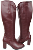 Stylish Footwear Women's Boots On A Heel Natural Leather 211 ElitaBut