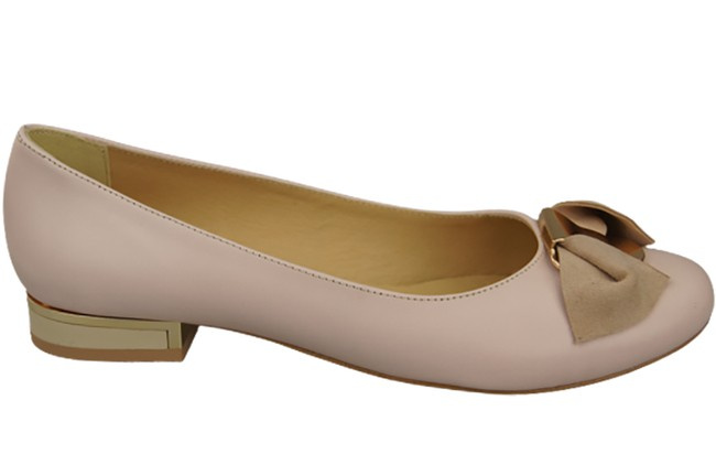 Women's Ballerinas Shoes Natural Leather 894 ElitaBut