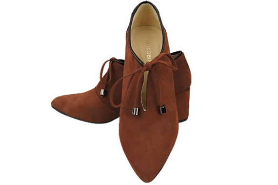 Women's shoes Low shoes Natural leather velor 183 ElitaBut