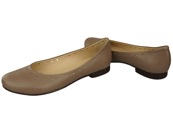 Women's Shoes Comfortable Ballerinas Natural Leather 162 ElitaBut