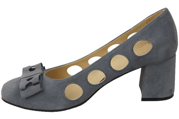 Women's shoes Pumps Natural leather suede 182 ElitaBut