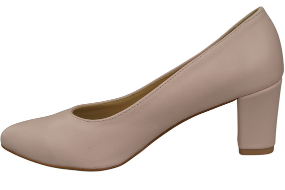 Classic Smooth Pumps Shoes Women's Black Natural Leather 213 ElitaBut