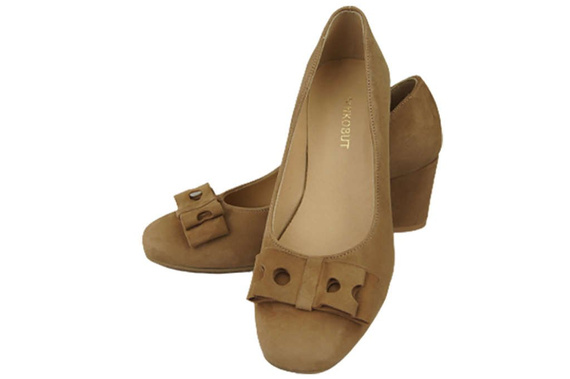 Women's shoes Pumps Natural leather suede 163 ElitaBut