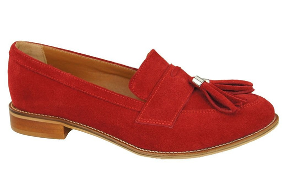Shoes Women's loafers Natural Leather Velor 134 ElitaBut