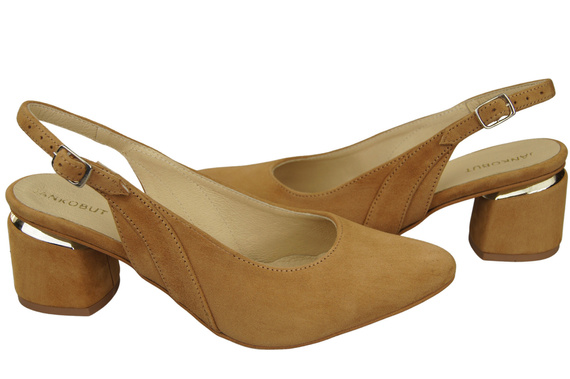 Women's Sandals in Natural Suede Leather - Elegance and Comfort 196 Z ElitaBut