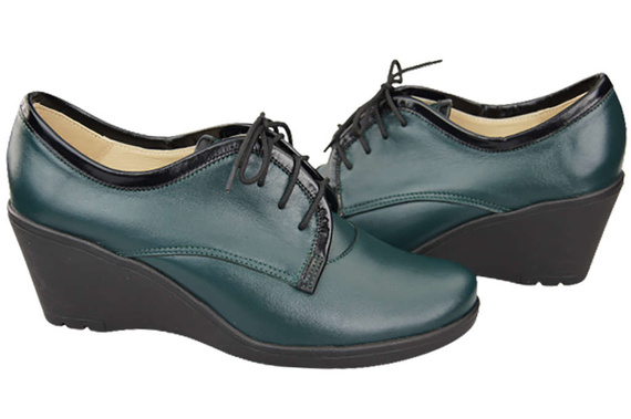 Shoes Women's Brogues On Wedge Natural leather 181 ElitaBut