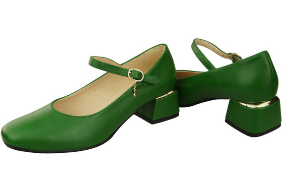 Women's shoes Pumps with a strap, natural leather 202 ElitaBut