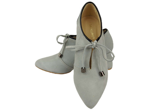 Women's shoes Low shoes Natural leather velor 183 ElitaBut
