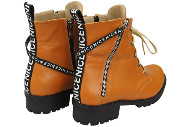 Footwear Boots Women's boots with the inscription NICE Natural Leather 173 L ElitaBut