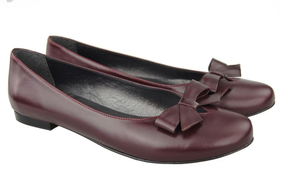 Shoes Ballerinas Women's natural leather 998 ElitaBut