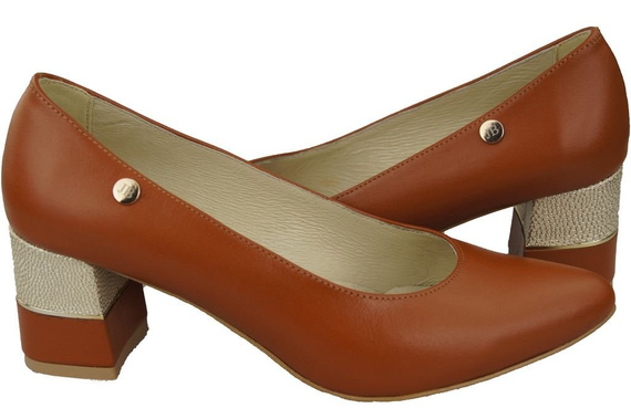 Women's shoes Pumps Natural leather 142 ElitaBut