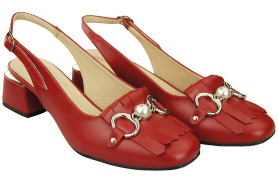 Women's Shoes Sandals Decorated with Fringes Natural Leather 208 ElitaBut