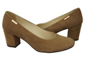 Women's Shoes Pumps Natural Leather Suede 125 ElitaBut