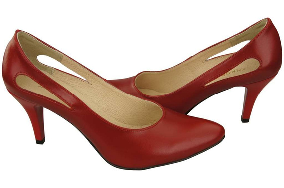 Women's shoes Pumps Natural leather 166 ElitaBut