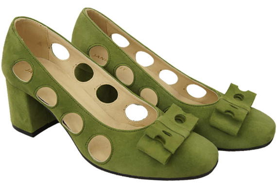 Women's shoes Pumps Natural leather suede 182 ElitaBut