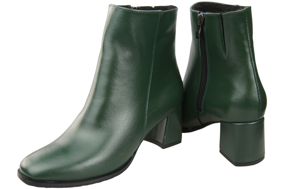 Women's Black Winter Ankle Boots Genuine Leather 214 From ElitaBut