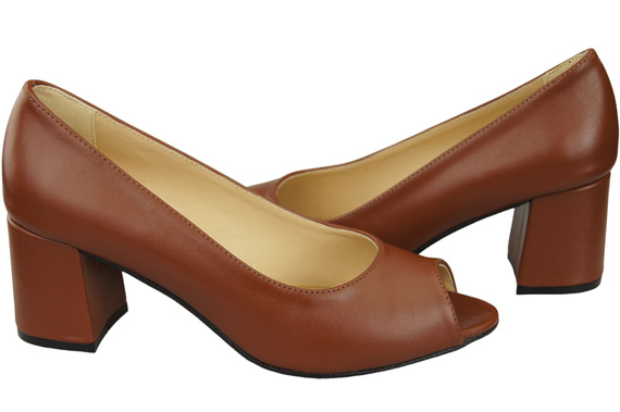 Women's Shoes PEEP TOE Natural leather 192 ElitaBut