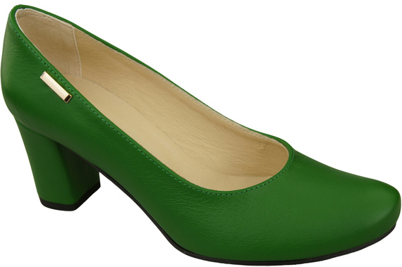 Footwear Classic Women's Natural Leather Almond Nose Dugout 201 ElitaBut