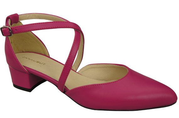 Women’s Leather Sandals  with Straps Low Heel 223 ElitaBut