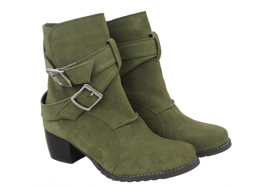 Shoes Women's boots Natural leather Velor 119 ElitaBut