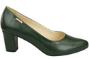Classic Smooth Pumps Shoes Women's Black Natural Leather 213 ElitaBut