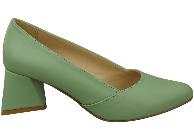 Women’s  Pumps Genuine Leather Pointed Toe Heel ElitaBut 221