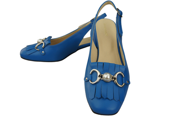 Women's Shoes Sandals Decorated with Fringes Natural Leather 208 ElitaBut