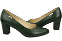 Classic Smooth Pumps Shoes Women's Black Natural Leather 213 ElitaBut