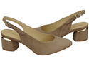 Women's Sandals in Natural Suede Leather - Elegance and Comfort 196 Z ElitaBut