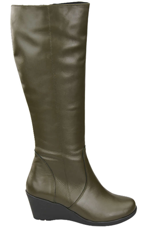 Shoes Women's boots Wedge natural leather 177 ElitaBut