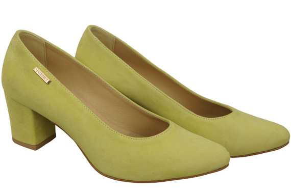 Women's Shoes Pumps Natural Leather Suede 106 ElitaBut