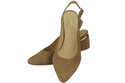 Women's Sandals in Natural Suede Leather - Elegance and Comfort 196 Z ElitaBut