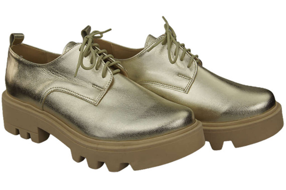 Women's shoes Lace-up leather Natural 180 ElitaBut