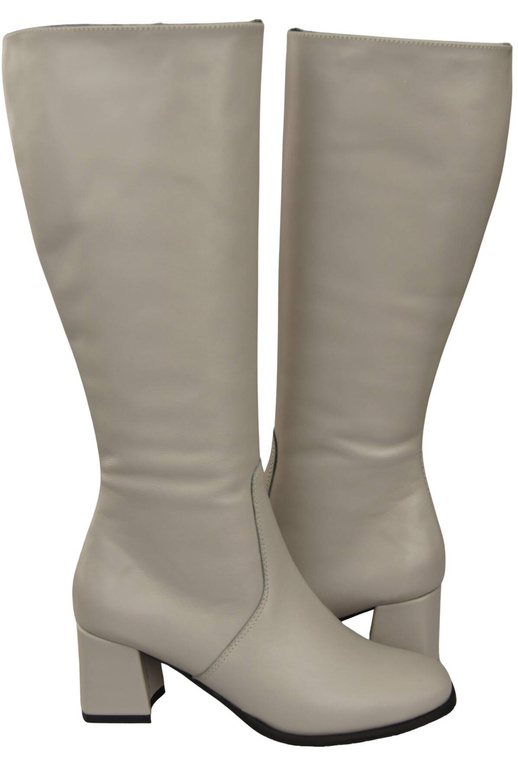 Comfortable Footwear Women's Boots Low Heel Natural Leather 212 ElitaBut