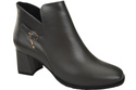 Women’s Ankle Boots ElitaBut 226 Genuine Leather, Insulated, Square Toe, Block Heel