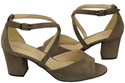 Women's shoes Sandals natural leather Suede 111 ElitaBut
