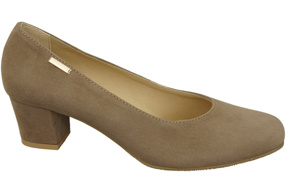 Comfortable Women's Shoes Pumps Natural Suede Leather 172 Z ElitaBut
