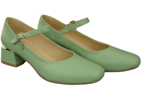 Women's shoes Pumps with a strap, natural leather 202 ElitaBut