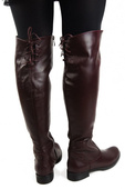 Shoes Boots Women Boots Over the knee boots Over the knee Natural Leather 121 ElitaBut