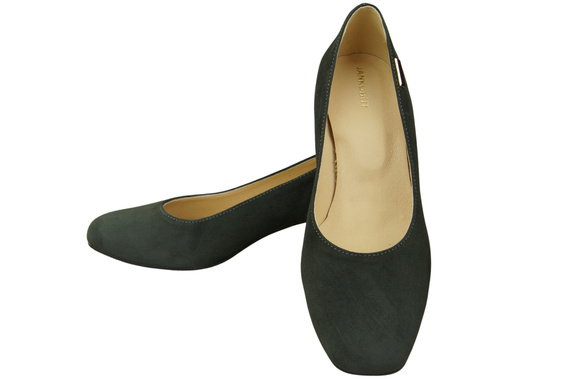 Comfortable Women's Shoes Pumps Natural Suede Leather 172 Z ElitaBut